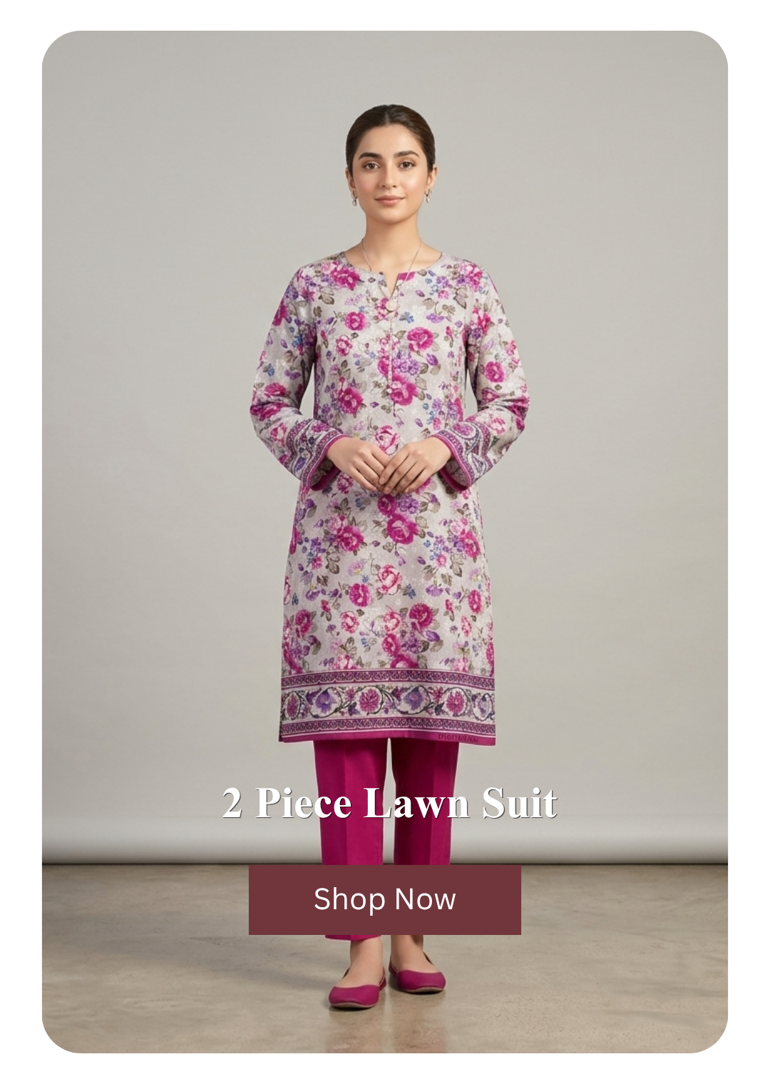 2 Piece Lawn Suit