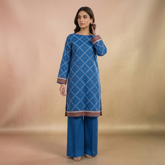 2 Piece Lawn  Suit