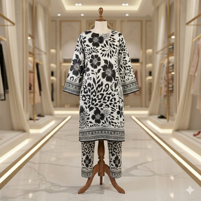 2 Piece Lawn Suit