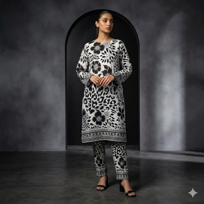 2 Piece Lawn Suit