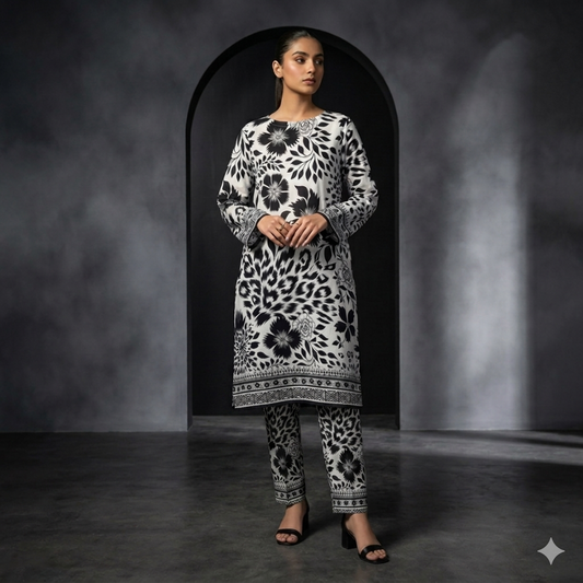 2 Piece Lawn Suit
